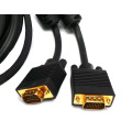 Câble de câble VGA SVGA long plaqué or HD15 Pin pour moniteur Projecteur TV 1.5m, 1.8m, 2m, 3m, 5m, 10m, 20m, 30m, 40m, 50m